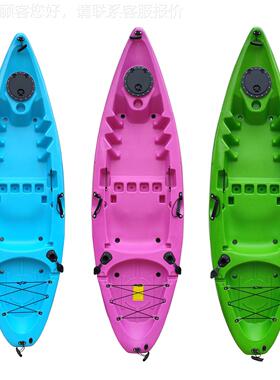 厂家直13169销2.艇6米单人塑料皮划钓畅鱼艇平台舟销欧美澳洲5重