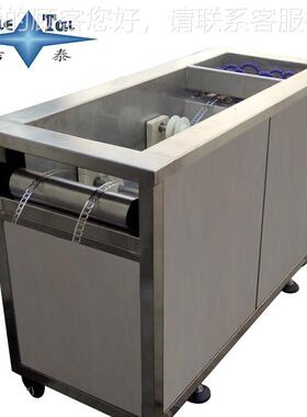 铜带钢 弹片超音波洗 设备 洁净泰厂家 料带超声波清洗KUE机带工