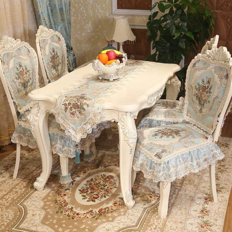 欧式餐椅垫 布艺餐桌巾椅垫椅z子垫子四季夏天坐垫 椅子套夏季