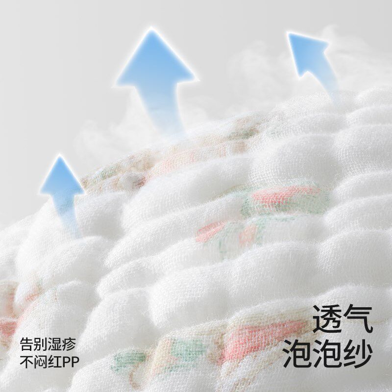 贝肽斯尿布婴儿可洗纱布新生宝宝透气介子兜布尿片裤