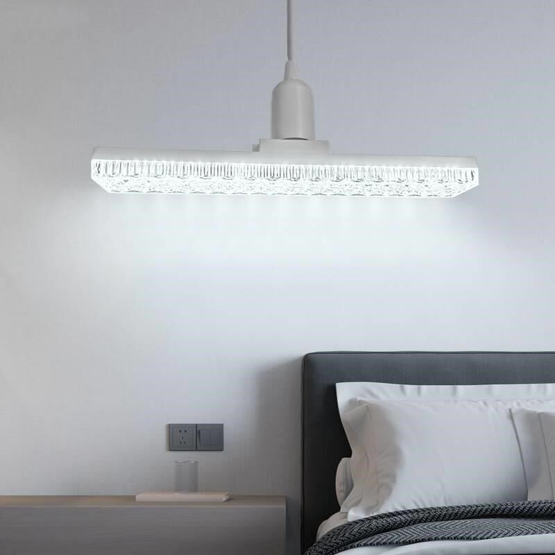 新款长条灯ledk灯泡螺口水晶灯e27家用节能灯螺纹灯条大功率球泡