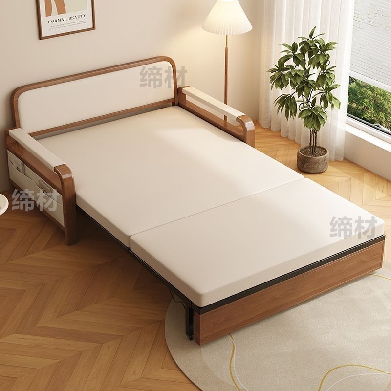 【加厚碳素钢架】沙发床折叠多功能一体两用可折叠拆洗伸缩阳台客