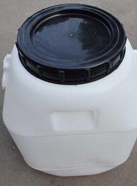 厂家供应50升白色耐腐r蚀耐酸碱化I工桶定N制 抗压塑料水桶方桶