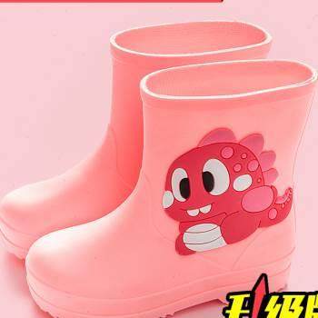 雨儿童男童女款防滑轻便宝宝高衣筒防鞋雨水W雨靴儿童幼儿