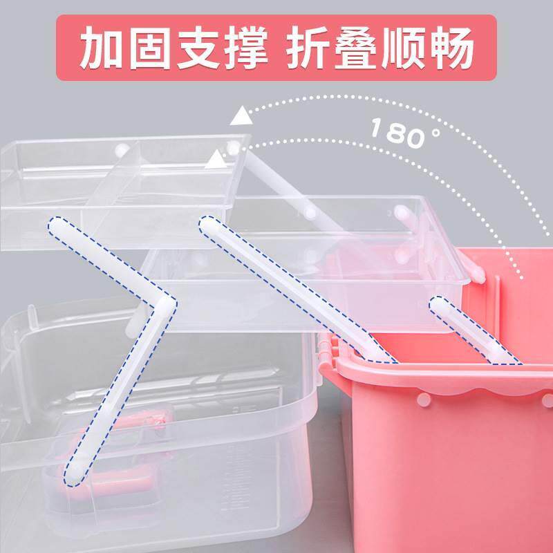 美术生工具箱收纳盒画画专用便携多功能国画O工具收纳箱小学生绘