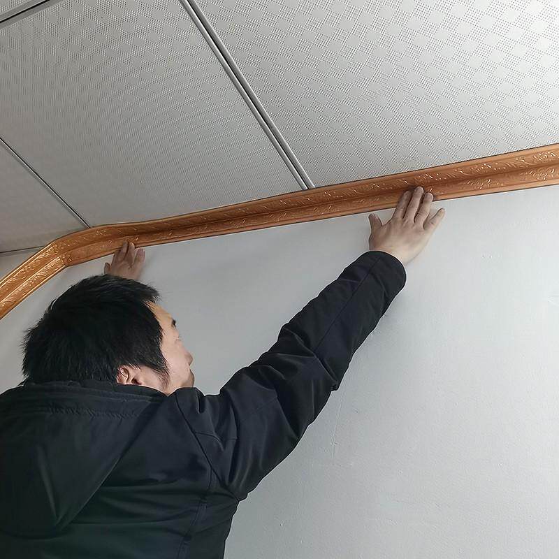 泡沫立体边角线墙贴卧室天花板阴角线屋顶美边T线墙面阳角装饰线