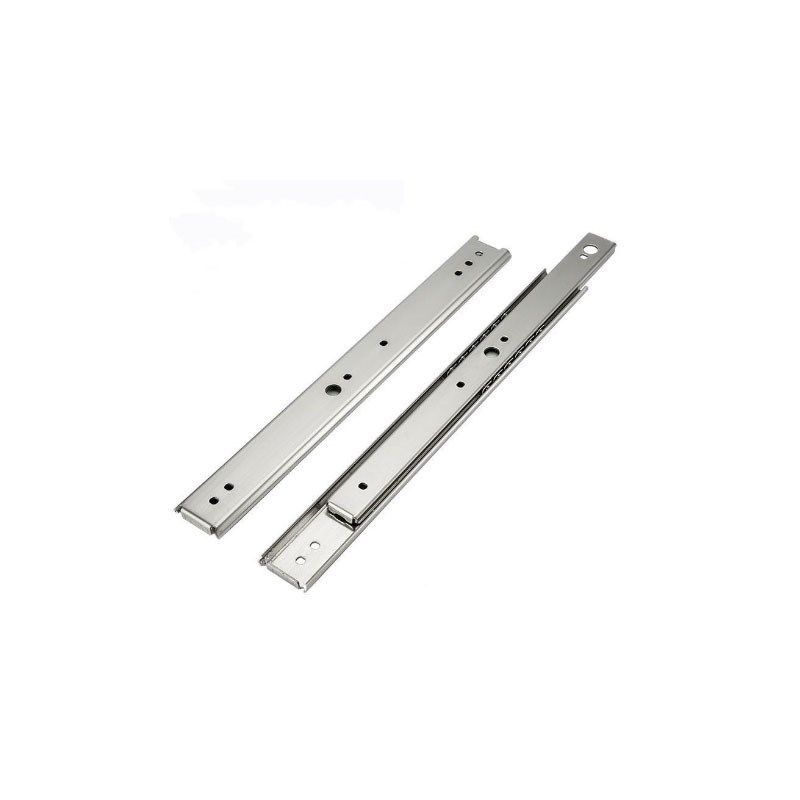宽钢制两三节线性工业滑轨 2 22 2