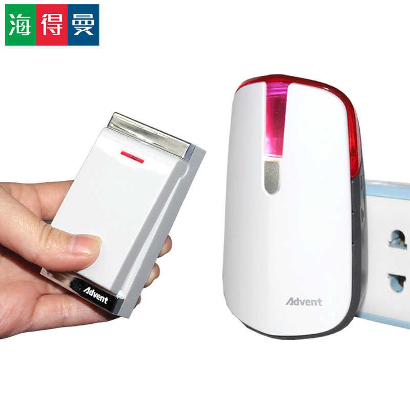 包邮不用电池无线门铃家用开关自发电防水环保32首乐曲叮咚海得曼