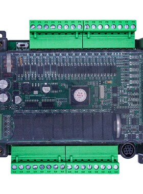 国产PLbC工控板 FX3U-28MRT 继电器兼脉冲输出2路485编程控制器