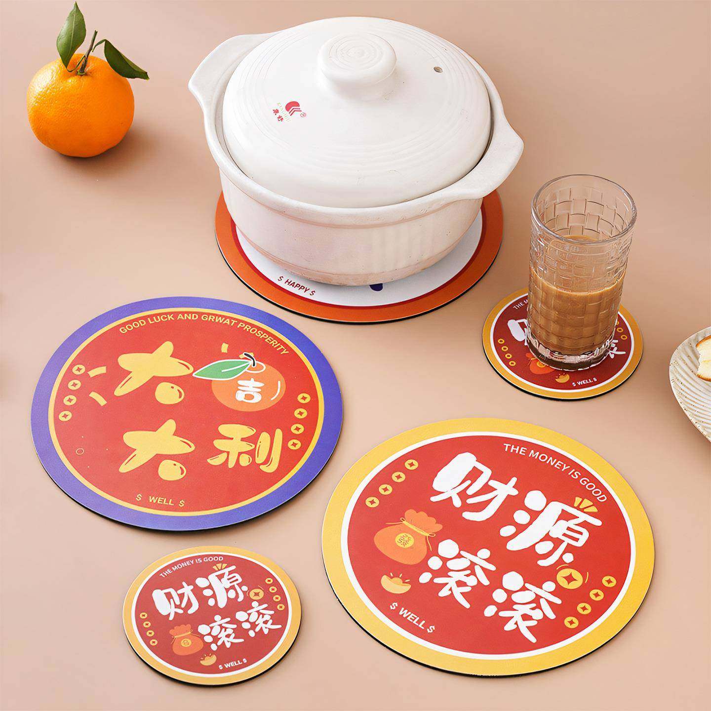 卡通创意隔热垫杯垫防烫餐垫厨房隔热碗垫餐桌橡胶盘子垫锅垫防滑,餐饮具,餐垫,淘宝优惠券,粉丝福利购,淘宝优惠卷