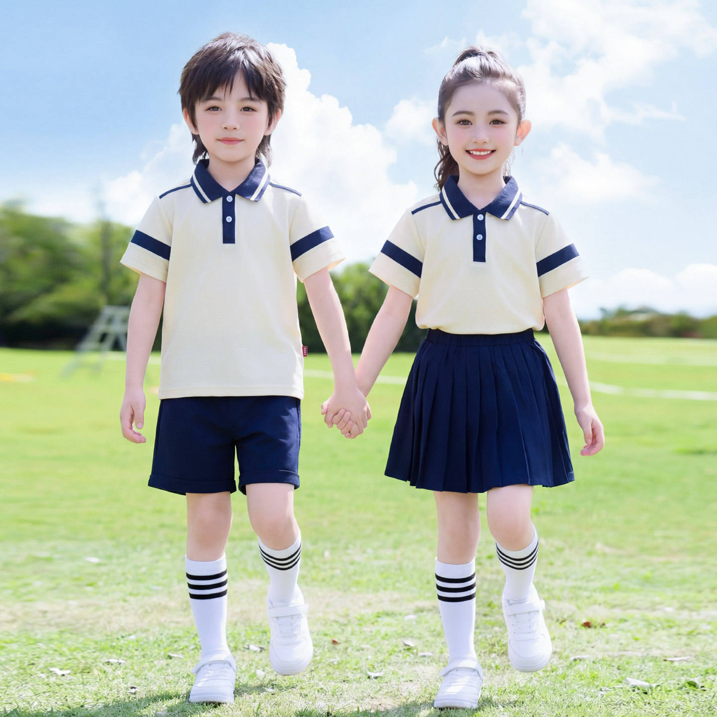 小学生校服夏装学院风儿童班服夏季运动会统一服装幼儿园园服套装