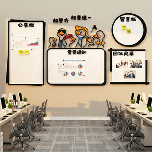 办公室员工风采公告栏示照片荣誉墙面展示板企业文化背景氛围布置