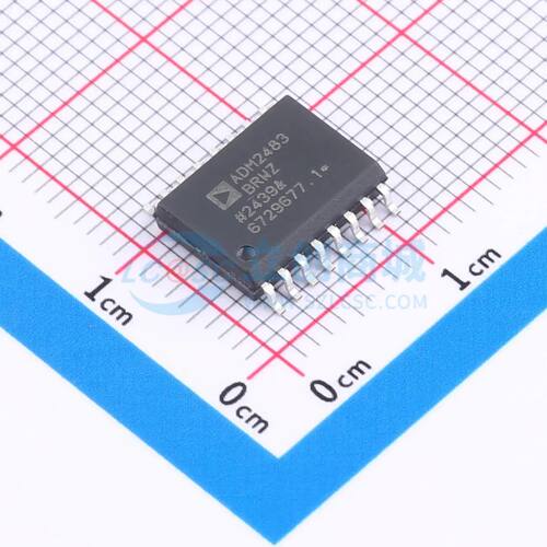 隔离式RS485/422收发器 ADM2483BRWZ-REEL SOIC-16-300mil