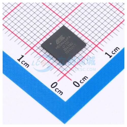 单片机芯片 ATMEGA644PA-MU VQFN-44(7x7) 64KB 20MHz