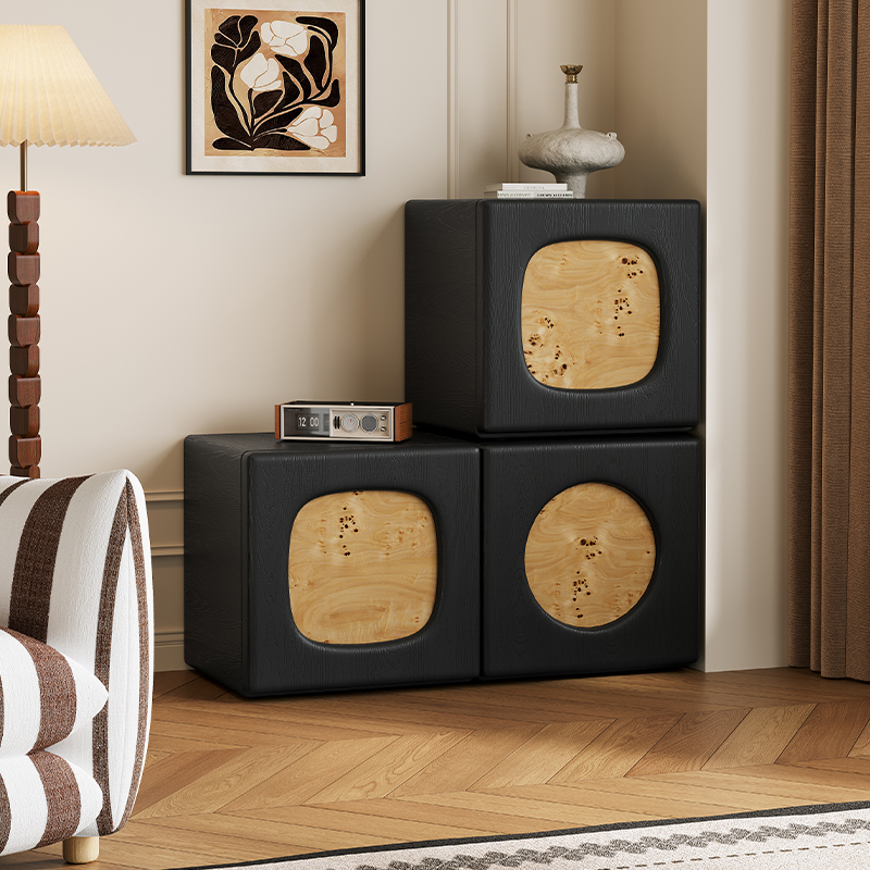 2025新款实木斗柜客厅储物组合柜