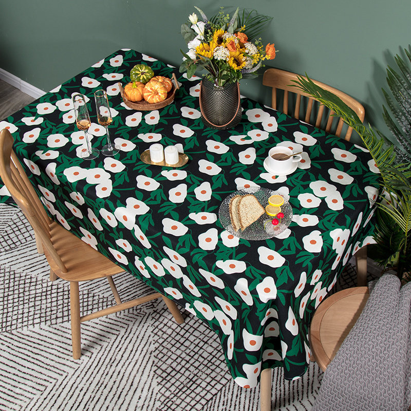 小碎花田园风格家居布艺餐桌盖布防尘布圆桌防水防烫桌布茶几盖巾,居家布艺,桌布,淘宝优惠券,粉丝福利购,淘宝优惠卷