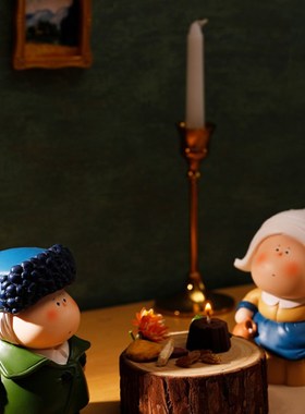 艺术家创意茶几桌面小摆件客厅y电视酒柜家居装饰品玄关餐边柜摆