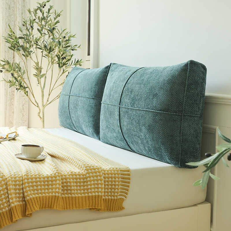 雪芙绒床头靠垫榻榻米床上t软包靠背沙发护腰靠枕轻奢高级感可拆,居家布艺,床头靠垫,淘宝优惠券,粉丝福利购,淘宝优惠卷