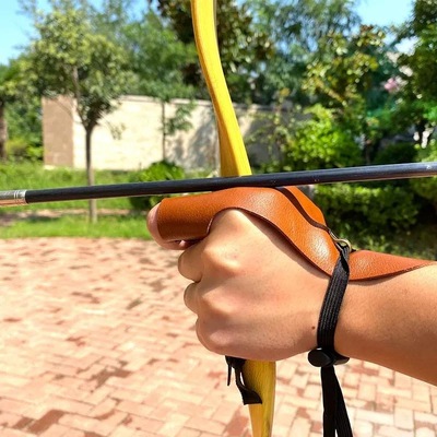 弓箭护手传统弓反曲弓射箭护具美