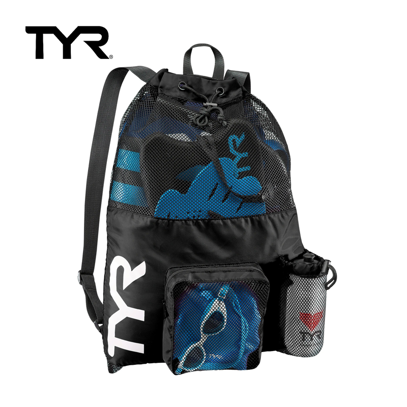 TYR Big Mesh 运动背包透气速干40L大容量双肩包游泳健身包