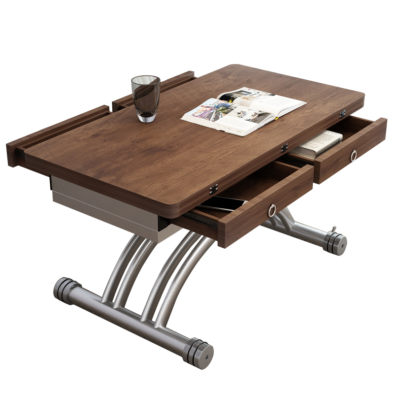 家用小户型简约省空间可升降茶几变餐桌两用可折叠客厅多功能茶几