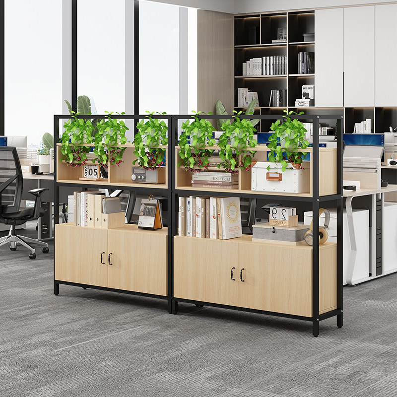 精品隔断花槽柜桌边矮柜文件柜铁艺花架屏风储物柜办公区域矮隔断,商业/办公家具,花槽柜,淘宝优惠券,粉丝福利购,淘宝优惠卷