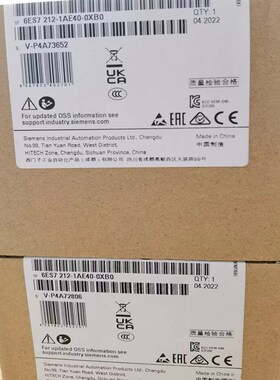 S7-1200PLC模块CPU 1212C 1214C 1215C 6ES7212-1AE40-0XB0 现货