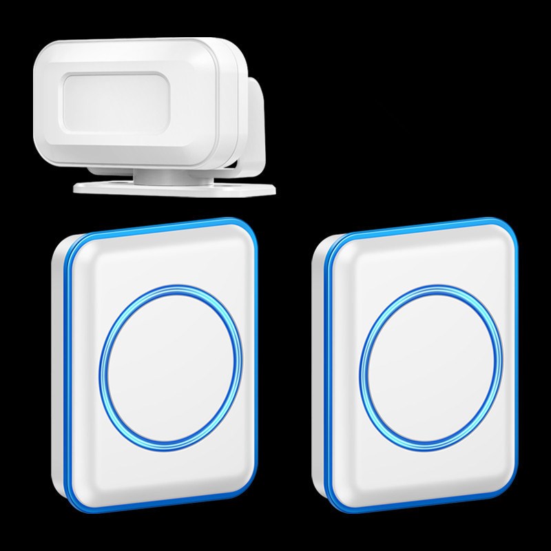 欢迎光临感应器店铺进门语音迎宾报警感应门铃超市商品防盗感应器