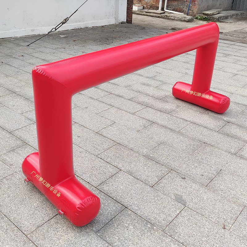充气水上跨栏障碍栏跳栏划船比赛赛道趣味运动会拱门浮标桨板