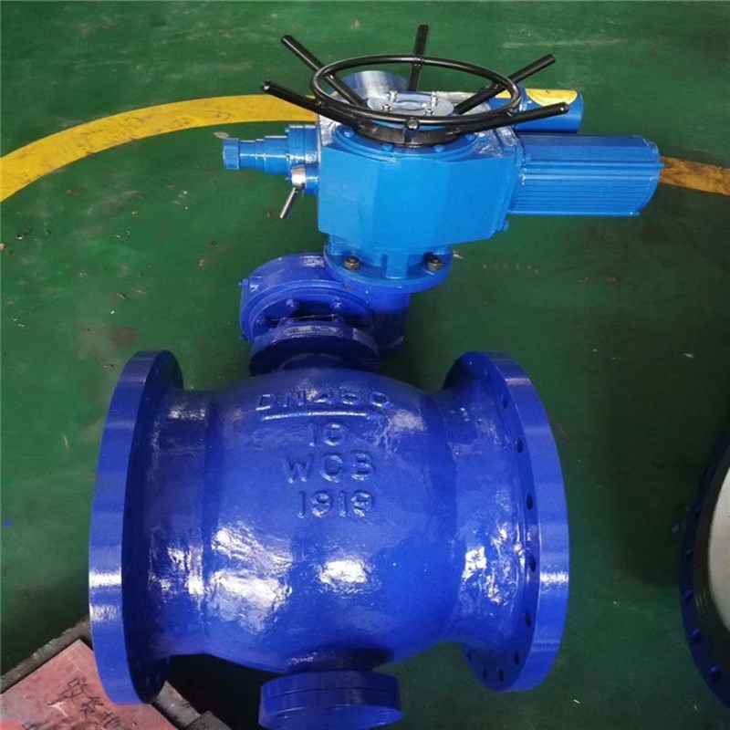 BQ940X-10Q电动侧装式偏心半球阀 BQ940F-10Q 电动法兰半球阀