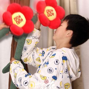 婚房布置卧室窗帘拉花新房客厅喜字装 结婚喜字小红花 饰绑带挂饰