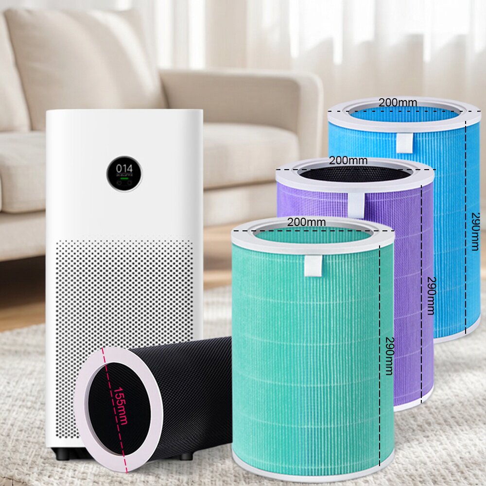 适配小米1/2/3/2S/Pro空气净化器滤芯除灰尘烟味甲醛毛发