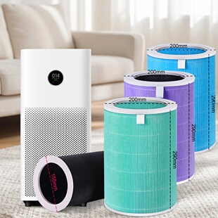 适配小米1/2/3/2S/Pro空气净化器滤芯除灰尘烟味甲醛毛发