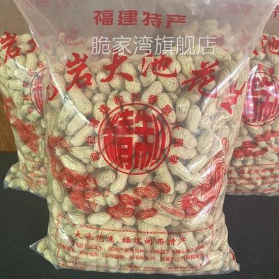 福建龙岩大池湿烤花生咸酥原味带壳水煮白晒2斤散装闽西特产包邮