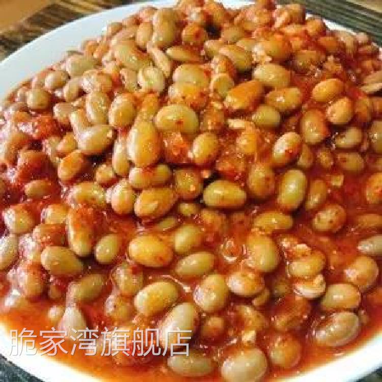 苏北宿迁农家自制新鲜冬瓜酱豆泗阳特产香辣豆酱咸菜草屋酱豆沭阳