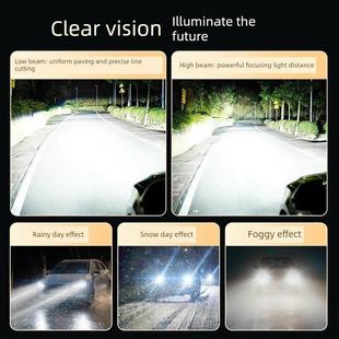 激光透镜汽车灯泡 23荣威I5Led远光灯和远光灯集成9005雾灯改装