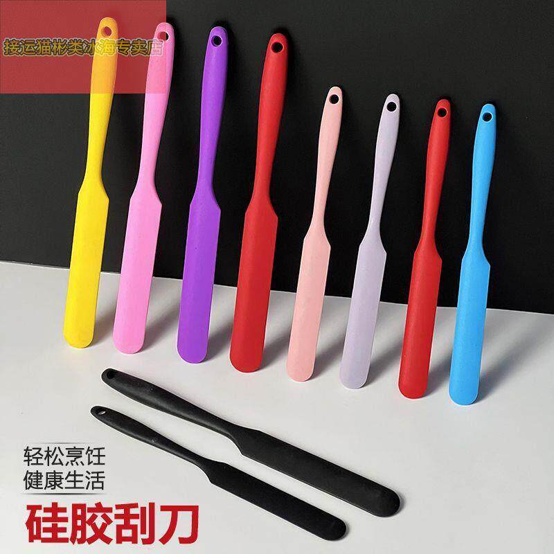 硅胶刮刀长条果酱抹刀烘焙耐高温一体式吻刀食品级奶粉搅拌铲牛油