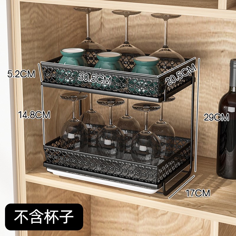 DU2P茶盘托盘家用小型双层现代茶具盘托简约茶几小茶台储水简