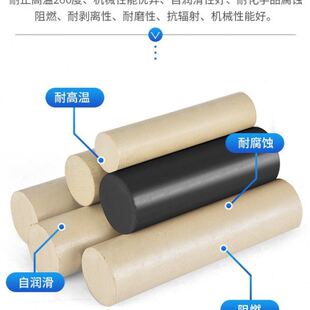 本色PEEK板 灰色PEEK棒 加纤聚醚醚酮板 黑色防静电PEEK棒