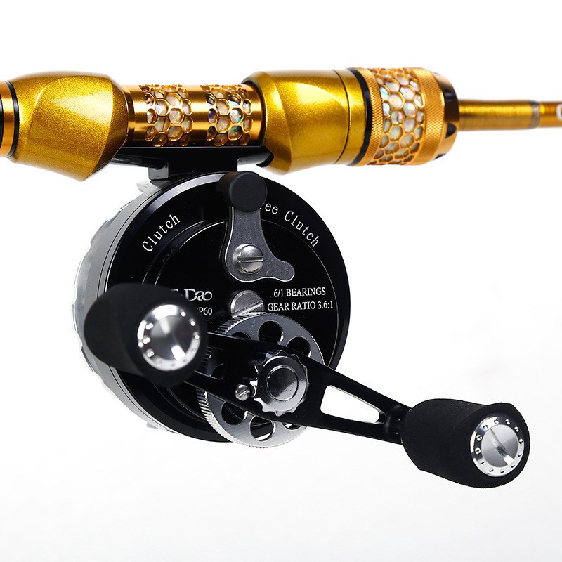 筏道海鸥SP60筏钓轮全金属海筏轮筏60冰钓轮微铅轮筏轮泄力钓鱼轮