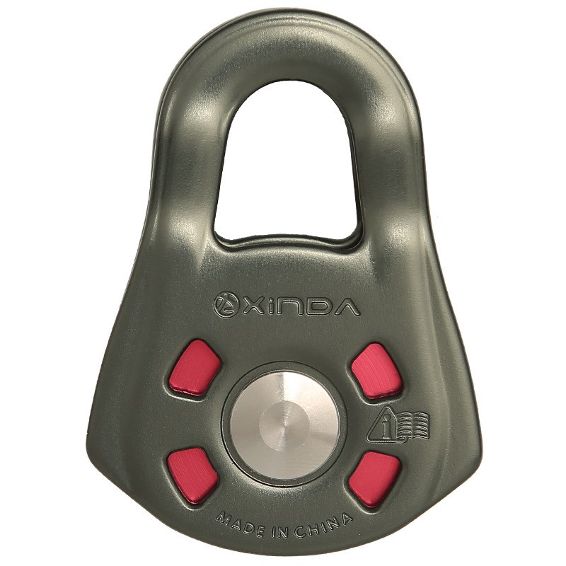 欣达华系加强型小型单滑轮户外高空索道滑索攀岩横渡滑轮orbiter