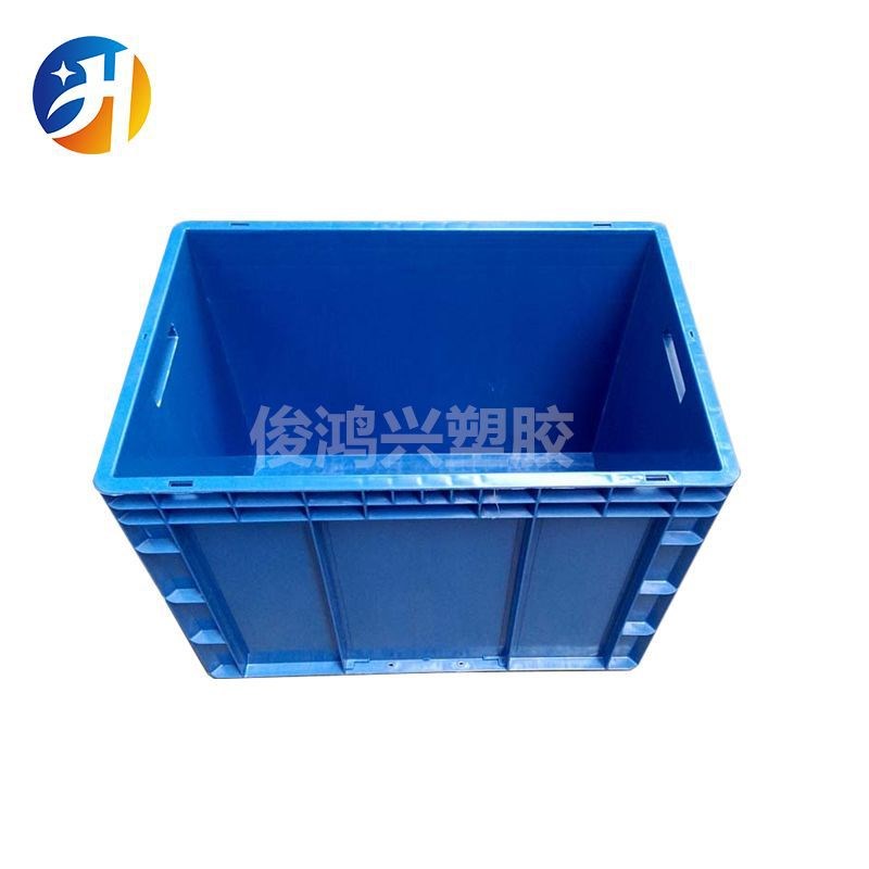 600*400*440胶框周转框生产 蓝色塑料箱周转箱工业加厚物流箱