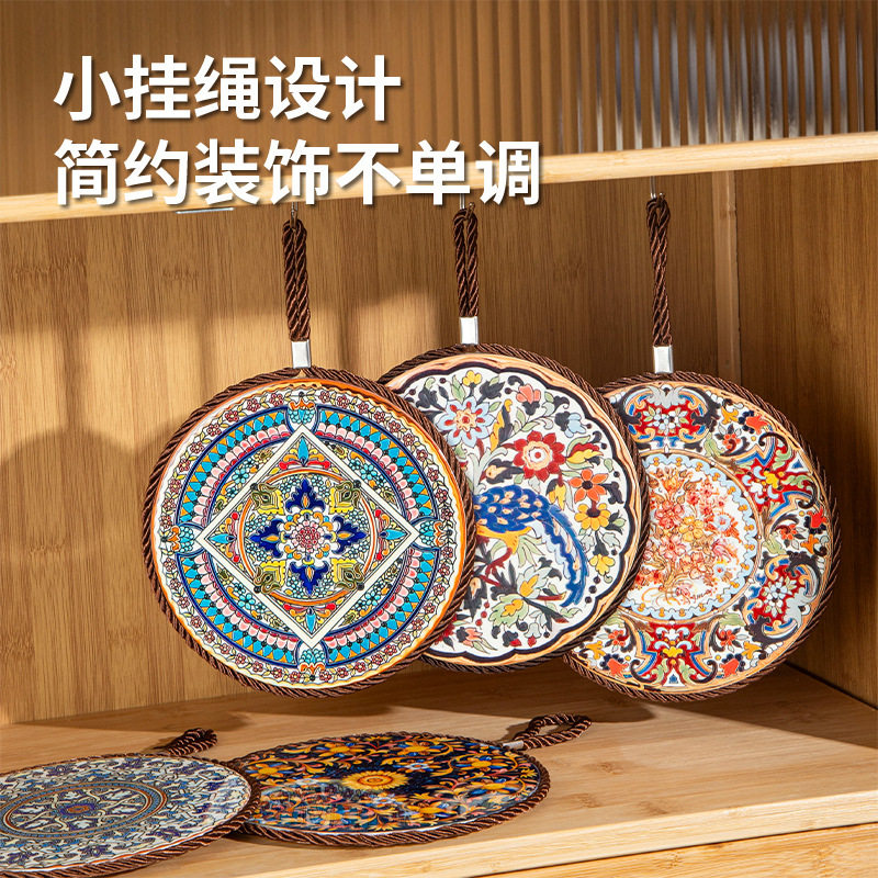 复古隔热垫耐高温餐桌防滑防烫垫