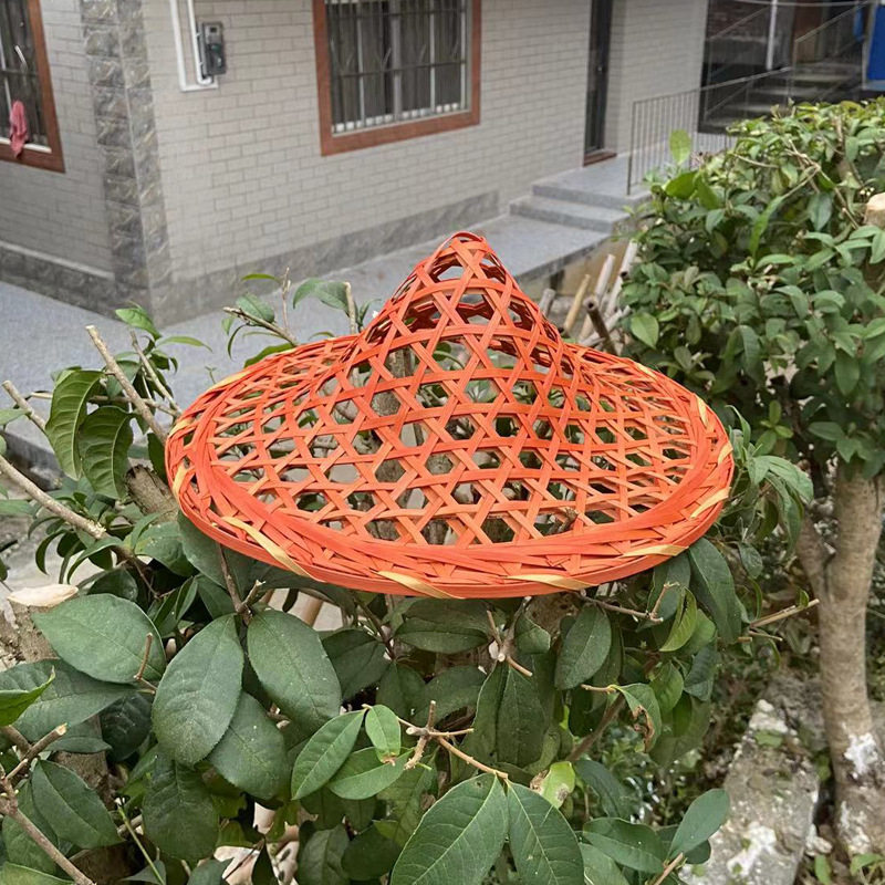 竹制品手工农家挂件装饰竹编斗笠