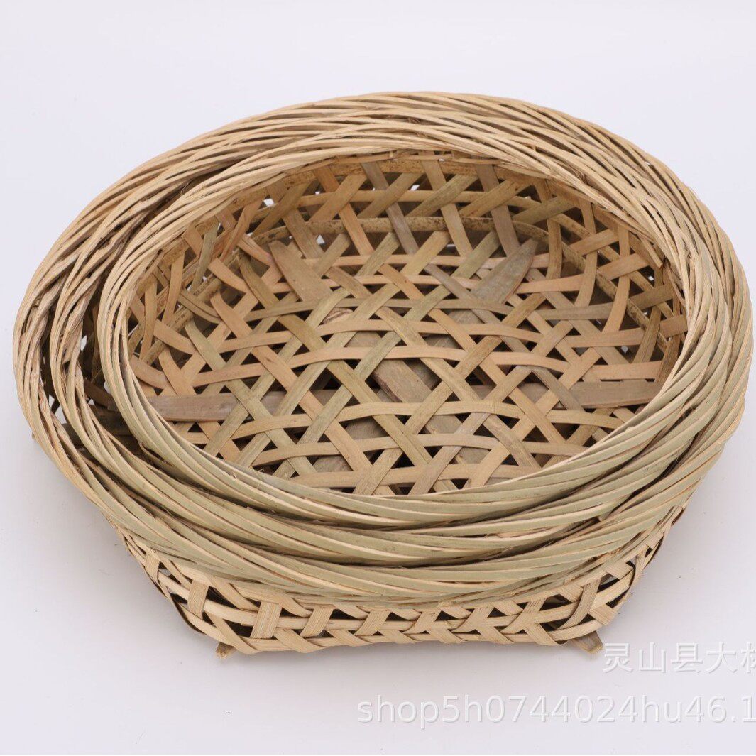 水果竹篮洗菜沥水篮手工竹编制品