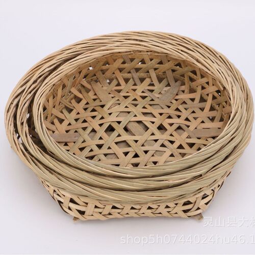 水果竹篮洗菜沥水篮手工竹编制品