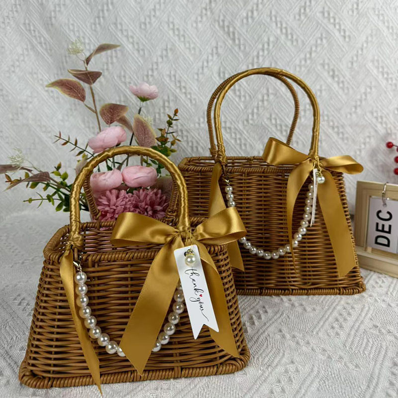 伴手礼塑料水果提野餐篮子编织小花藤杨梅蓝收纳仿洗澡采摘储物筐,收纳整理,其他收纳篮,淘宝优惠券,粉丝福利购,淘宝优惠卷