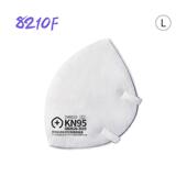 支米8210F防护口罩滤芯L码 头戴KN95级别低阻高密合不含支架10片