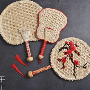 大蒲扇老式 扇子夏天夏季 手摇古风麦秸芭蕉扇家用儿童手工