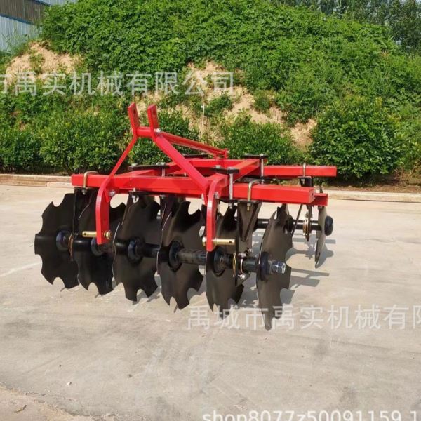 圆盘耙轻耙 拖拉机悬挂轻耙 土壤耕整机械碎土播前整地机